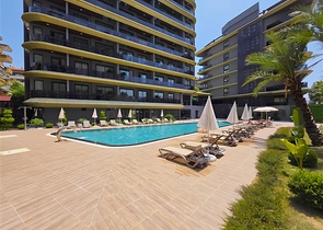 Modernes 1+1 Apartment in der Nähe von Kleopatra Beach