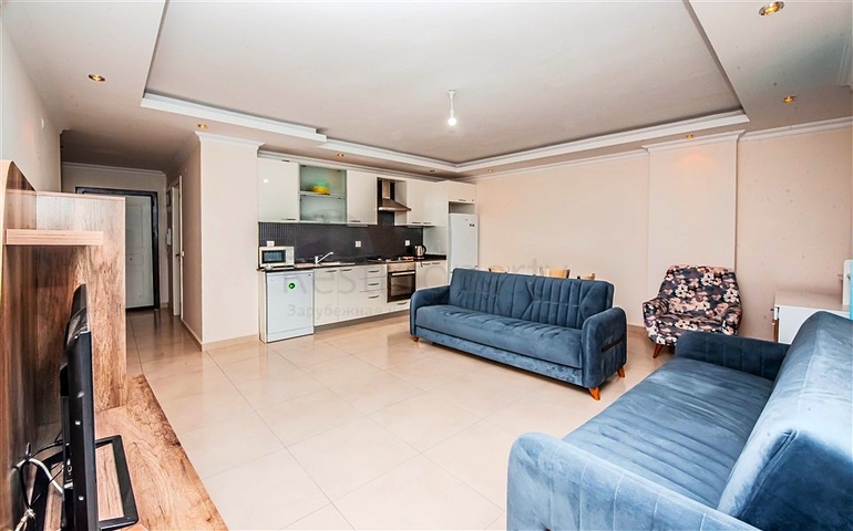  Gemütliche möblierte Wohnung mit reicher Infrastruktur in der malerischen Gegend von Avsallar