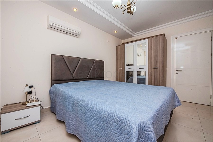  Gemütliche möblierte Wohnung mit reicher Infrastruktur in der malerischen Gegend von Avsallar