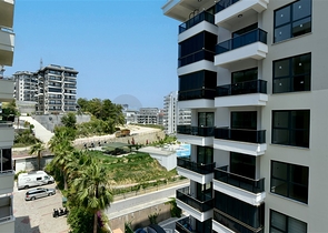  Gemütliche möblierte Wohnung mit reicher Infrastruktur in der malerischen Gegend von Avsallar