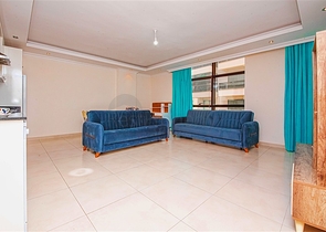  Gemütliche möblierte Wohnung mit reicher Infrastruktur in der malerischen Gegend von Avsallar