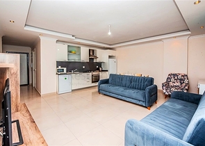  Gemütliche möblierte Wohnung mit reicher Infrastruktur in der malerischen Gegend von Avsallar