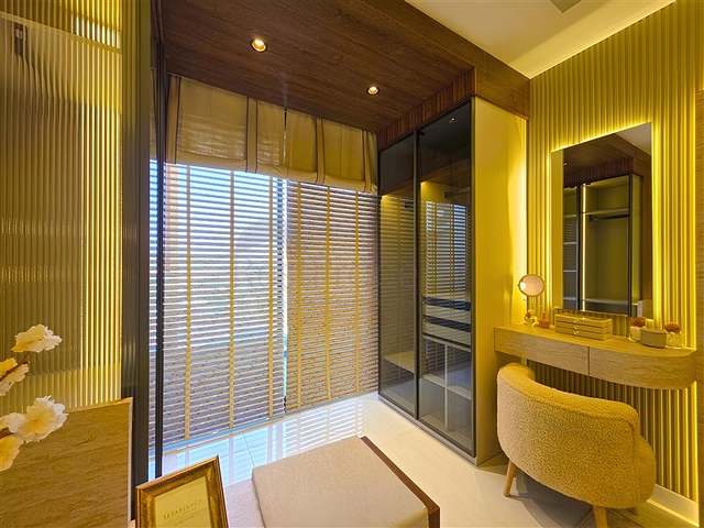 Modernes 1+1 Apartment in einem prestigeträchtigen Komplex am Meer in Turkler