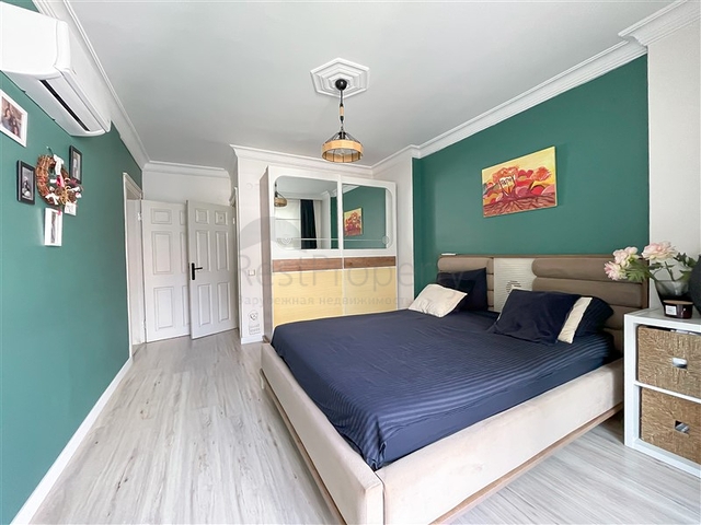 Komfortable Wohnung mit Möbeln in einer gemütlichen Gegend von Alanya