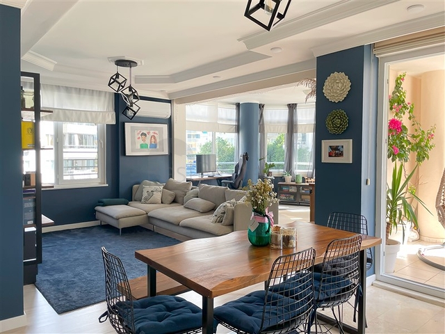 Komfortable Wohnung mit Möbeln in einer gemütlichen Gegend von Alanya