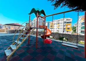 Komfortable Wohnung mit Möbeln in einer gemütlichen Gegend von Alanya