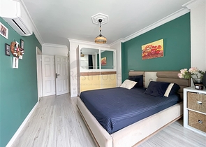 Komfortable Wohnung mit Möbeln in einer gemütlichen Gegend von Alanya