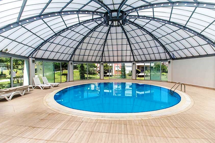 Gemütliche 1+1 möblierte Wohnung mit Panoramablick in der Gegend von Djikcilli