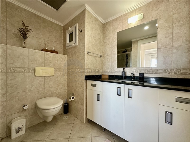 Gemütliche 1+1 möblierte Wohnung mit Panoramablick in der Gegend von Djikcilli