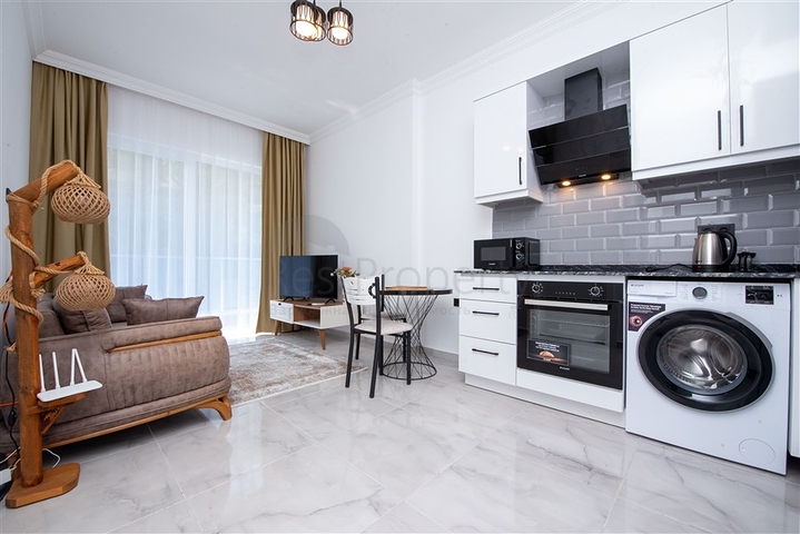 Gemütliche 1+1 möblierte Wohnung in einem modernen Komplex mit Resort-Level-Infrastruktur