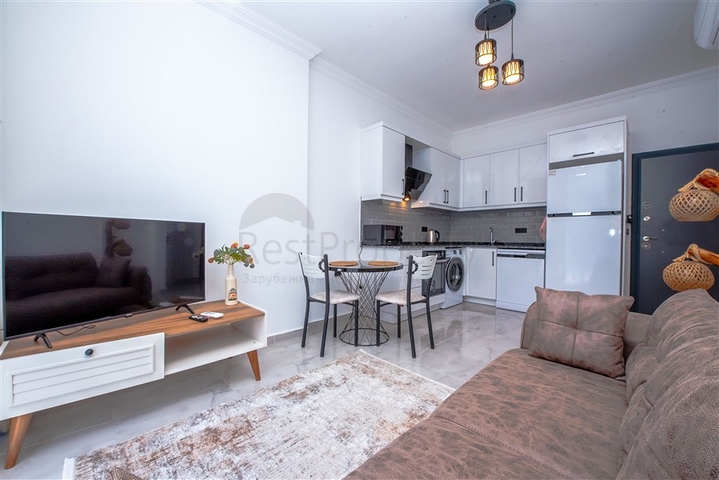 Gemütliche 1+1 möblierte Wohnung in einem modernen Komplex mit Resort-Level-Infrastruktur