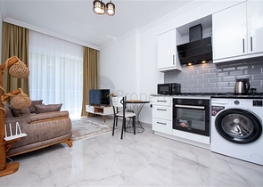 Gemütliche 1+1 möblierte Wohnung in einem modernen Komplex mit Resort-Level-Infrastruktur