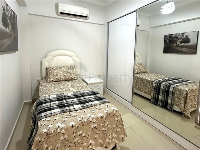 Möblierte 2+1-Wohnung im Herzen von Kleopatra — nur 350 Meter vom Meer entfernt