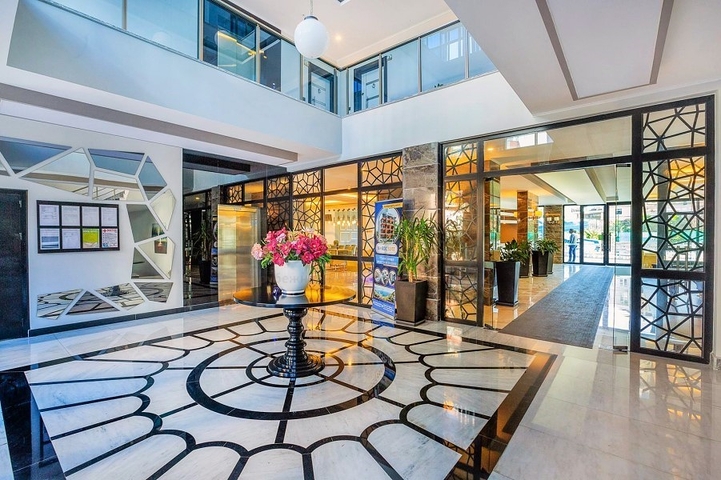 Moderne 1+1 Wohnung in einer Wohnanlage mit reicher Infrastruktur am Meer