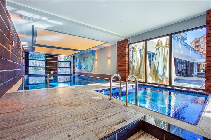 Moderne 1+1 Wohnung in einer Wohnanlage mit reicher Infrastruktur am Meer