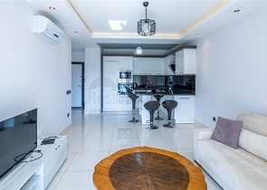 Moderne 1+1 Wohnung in einer Wohnanlage mit reicher Infrastruktur am Meer