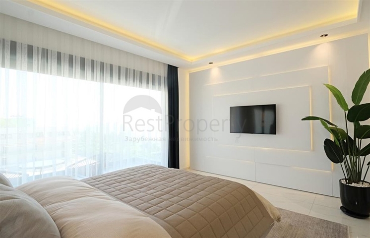 Moderne Villa mit Panoramablick auf das Meer in Alanya