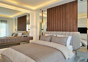 Moderne Villa mit Panoramablick auf das Meer in Alanya