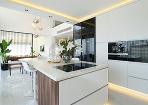 Moderne Villa mit Panoramablick auf das Meer in Alanya