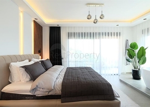 Moderne Villa mit Panoramablick auf das Meer in Alanya