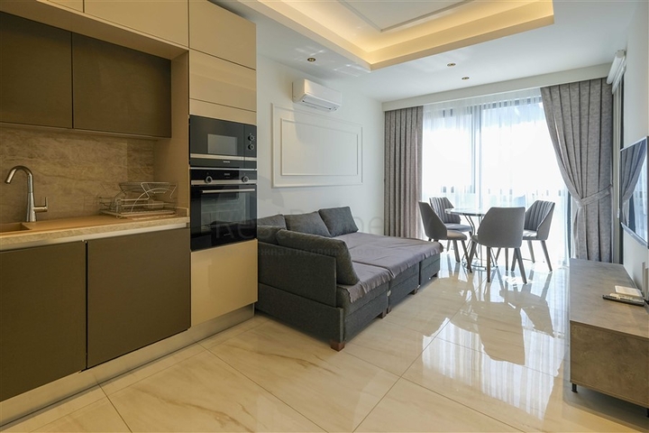 Moderne Wohnung mit Panoramablick auf das Meer im Zentrum von Mahmutlar