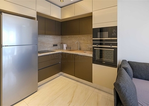 Moderne Wohnung mit Panoramablick auf das Meer im Zentrum von Mahmutlar