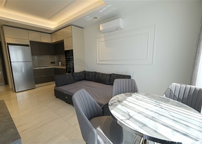 Moderne Wohnung mit Panoramablick auf das Meer im Zentrum von Mahmutlar