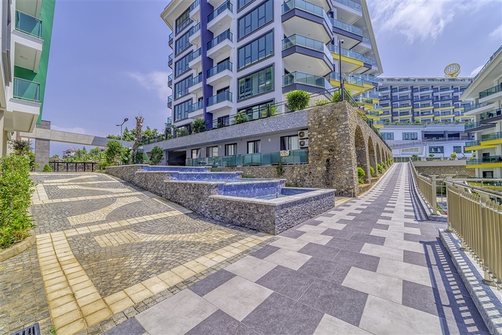 Moderne 1+1-Wohnung mit Meerblick nur 100 Meter vom Strand entfernt