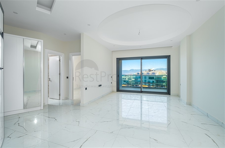 Moderne 1+1-Wohnung mit Meerblick nur 100 Meter vom Strand entfernt