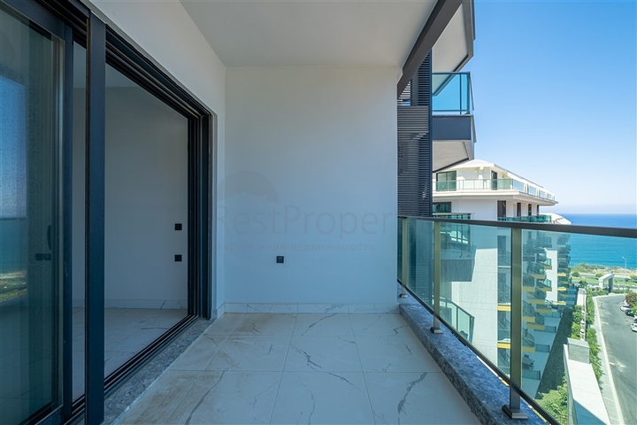 Moderne 1+1-Wohnung mit Meerblick nur 100 Meter vom Strand entfernt