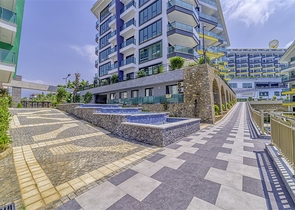 Moderne 1+1-Wohnung mit Meerblick nur 100 Meter vom Strand entfernt