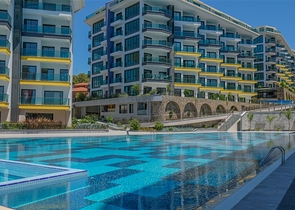 Moderne 1+1-Wohnung mit Meerblick nur 100 Meter vom Strand entfernt