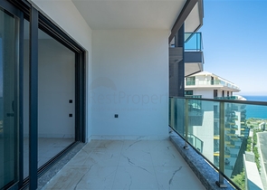 Moderne 1+1-Wohnung mit Meerblick nur 100 Meter vom Strand entfernt