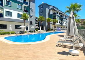 Penthouse 2+1 mit Terrasse in einem modernen Komplex im Stadtteil Oba Penthouse 2+1 mit Terrasse in einem modernen Komplex im Stadtteil Oba