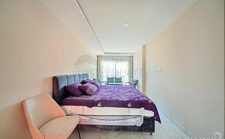 Geräumige 3+1 möblierte Wohnung in einer modernen Wohnanlage in Avsallar