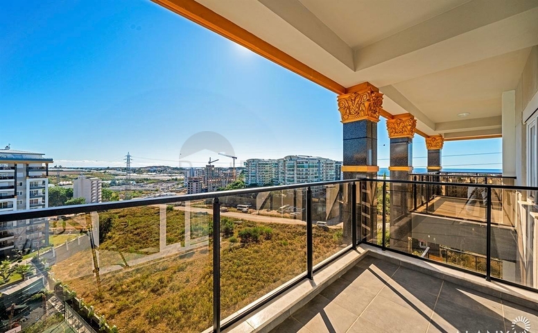 Geräumige 3+1 möblierte Wohnung in einer modernen Wohnanlage in Avsallar