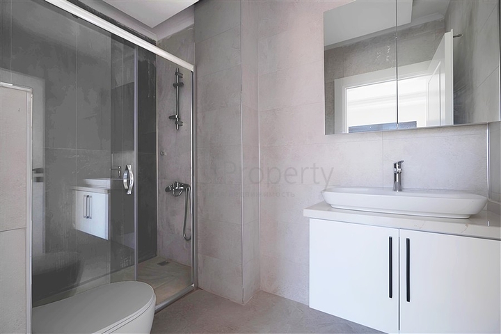 Geräumige Wohnung mit Meerblick in der malerischen Gegend von Alanya