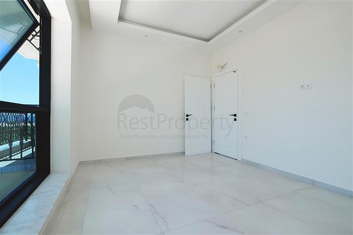 Geräumige Wohnung mit Meerblick in der malerischen Gegend von Alanya