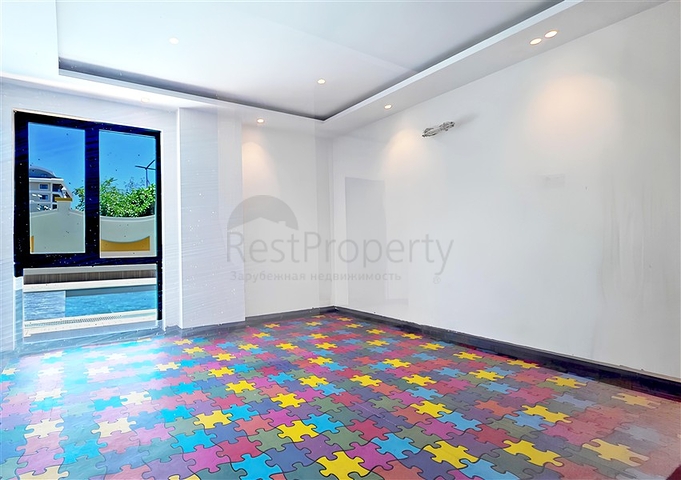 Geräumige Wohnung mit Meerblick in der malerischen Gegend von Alanya