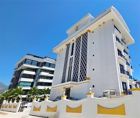 Geräumige Wohnung mit Meerblick in der malerischen Gegend von Alanya