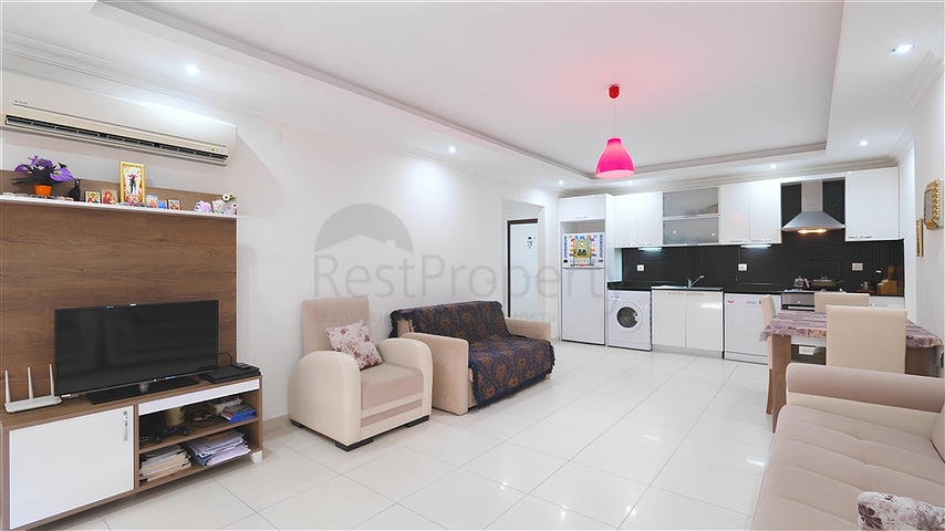 Gemütliche möblierte Wohnung mit Meerblick in Avsallar