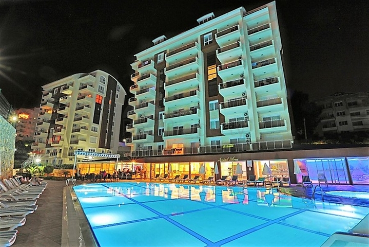 Gemütliche möblierte Wohnung mit Meerblick in Avsallar