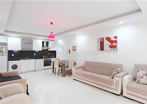 Gemütliche möblierte Wohnung mit Meerblick in Avsallar