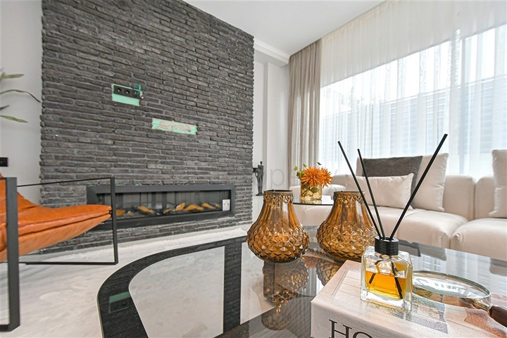 Moderne 3+1-Villa mit Panoramablick auf das Meer im Stadtteil Bektas