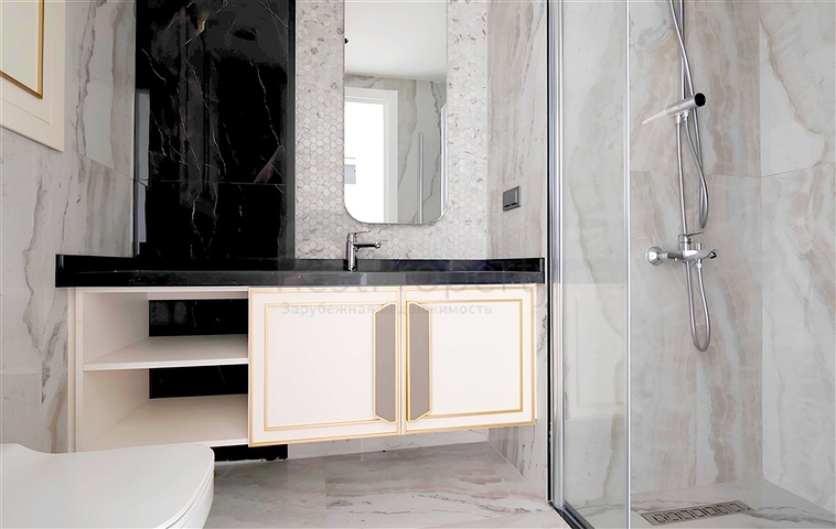 Moderne 1+1-Wohnung in einem neuen Komplex mit Meerblick im Zentrum von Alanya