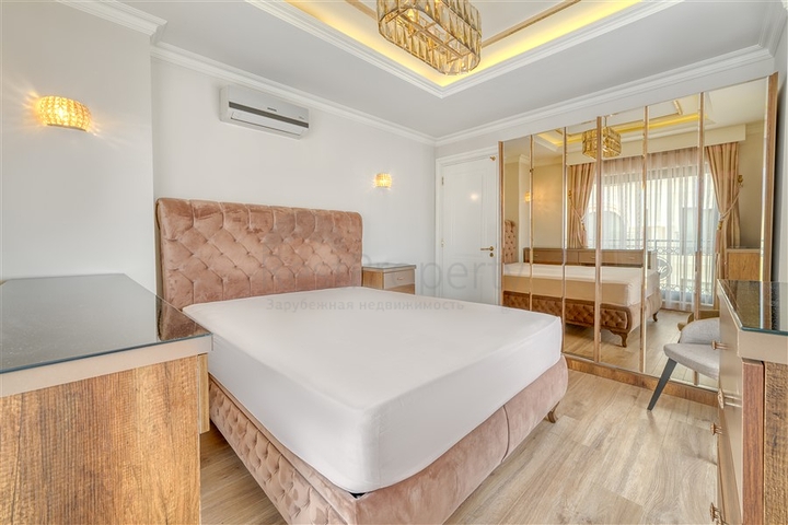 Geräumige Wohnung mit Meerblick in einem der besten Komplexe von Alanya