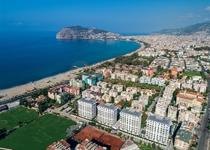Geräumige Wohnung mit Meerblick in einem der besten Komplexe von Alanya