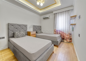 Geräumige Wohnung mit Meerblick in einem der besten Komplexe von Alanya