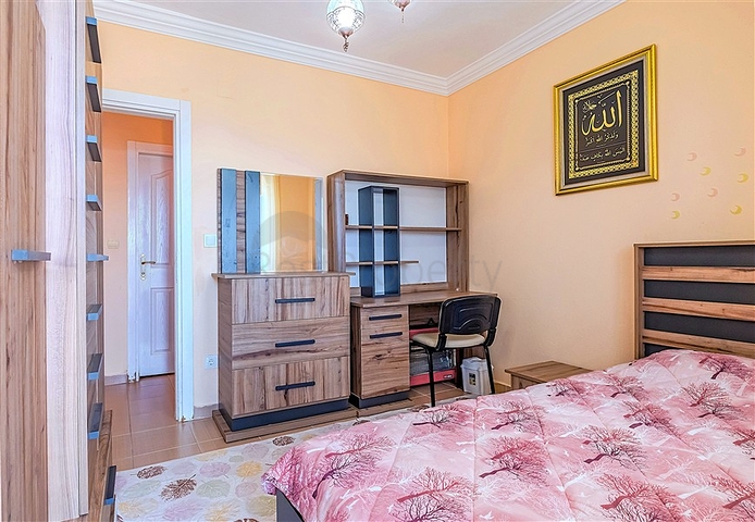 Gemütliche 2+1-Wohnung mit Meerblick in einer gepflegten Gegend von Avsallar