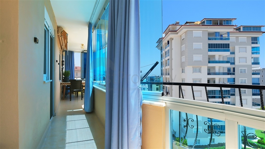 Gemütliche 2+1-Wohnung mit Meerblick in einer gepflegten Gegend von Avsallar